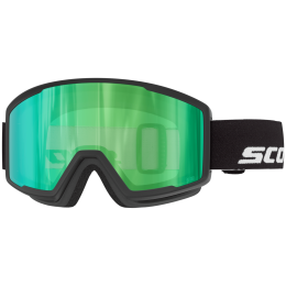 Scott Goggle Trace Pro Compact síszemüveg fekete/zöld black/green chrome S2