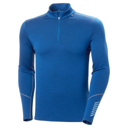 Helly Hansen Lifa Merino Midweight 1/2 Zip férfi funkcionális póló k é k