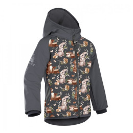 Unuo Softshell Basic Fleece Vzor gyerek softshell kabát