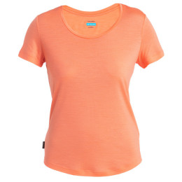 Icebreaker Women Merino 125 Cool-Lite™ Sphere III SS Scoop Tee női funkcionális felső narancs