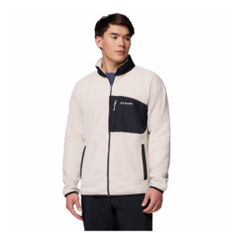 Columbia Fast Trek™ Overlay Full Zip férfi pulóver bézs Dark Stone, Black