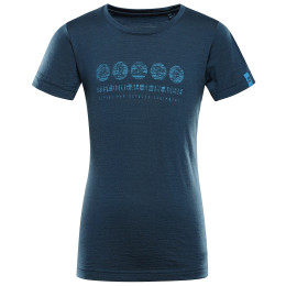 Alpine Pro Mereno 2 gyerek póló kék MOROCCAN