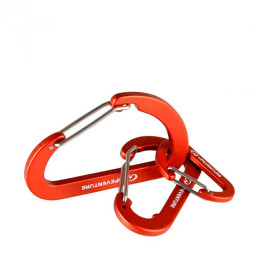 Karabiner Lifeventure Karabiners (3 Pack) piros