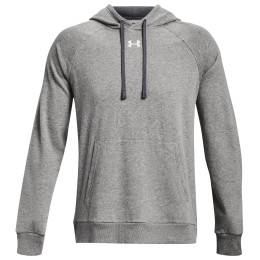 Under Armour Rival Fleece Hoodie férfi pulóver világosszürke CastlerockLightHeather/White