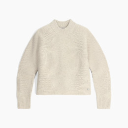 Royal Robins W Rockcraft Mock Neck női pulóver bézs Soapstone HTR