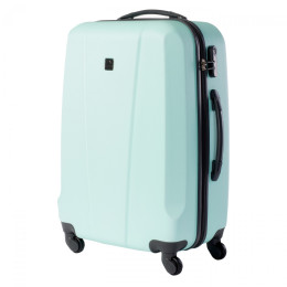 Gurulós bőrönd Elbrus Roma 72l világoskék