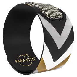 Repelent Para'Kito Párty náramek proti komárům fekete/ezüst