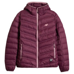 4F Down Jacket F0895 női hibrid dzseki burgundi vörös Dark Pink