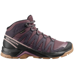 Salomon X-Adventure Recon Mid Gore Tex női cipő piros Huckleberry / Nine Iron / Shadow Gray