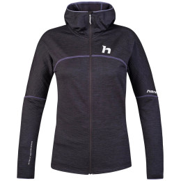 Hannah Meda Hoody női pulóver szürke/lila anthracite mel