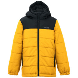 Regatta Lofthouse Black/Mustard gyerek télikabát