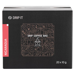 Kávé Drip it Nicaragua Jinotega 20 x 10 g piros