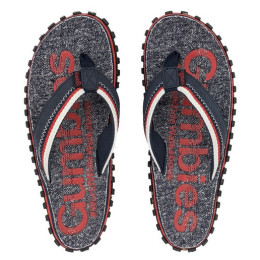Flip-flop Gumbies Cairns piros/sötétszürke