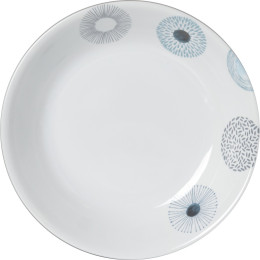 Brunner Deep Plate ø 21cm tányér fehér/kék