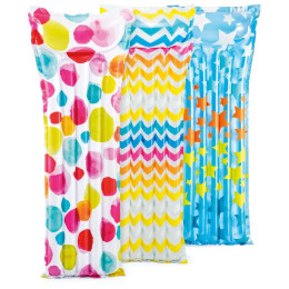 Felfújható gumimatrac Intex Action Print Mats 59711EU