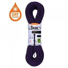 Beal Joker 9,1 mm (50 m) Dry Cover hegymászó kötél lila PURPLE
