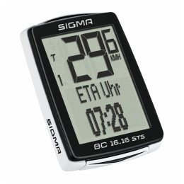 Cyklocomputer Sigma BC 16.16 STS/CAD bezdrátový fekete