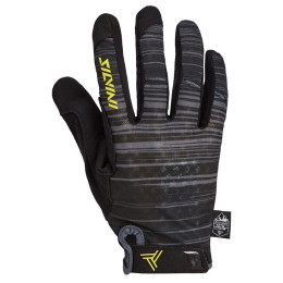 Férfi biciklis kesztyű Silvini Gattola fekete/szürke