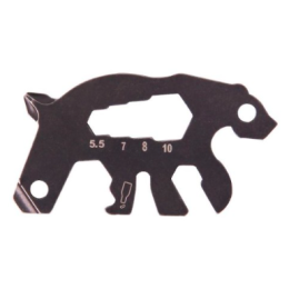 Munkees multifunkcionális kártya - medve szürke