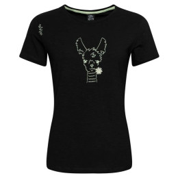 Chillaz Valencia Happy Alpaca női póló fekete Black