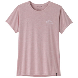 Patagonia Women's Capilene Cool Daily Shirt - Cloud Crag női póló rózsaszín Quiet Violet
