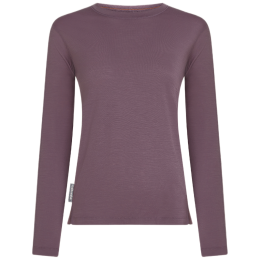 Icebreaker W Mer 150 Ace LS Tee női funkcionális felső lila/szürke Grey Plum