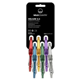 Wild Country Helium 3.0 Rack 6 Pack karabiner kevert színek