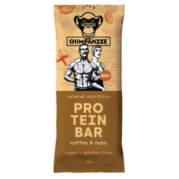 Energiaszelet% Chimpanzee BIO Protein Bar Coffee & Nuts 40g