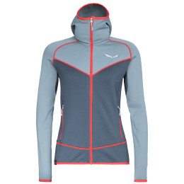 Női pulóver Salewa Puez 3 PL W FZ HDY szürke