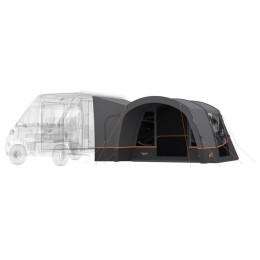 Vango Cove III Air Mid elősátor fekete/szürke Cloud Grey
