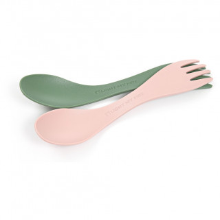 Gyerek evőeszköz Light My Fire Spork Little BIO 2-pack rózsaszín/zöld