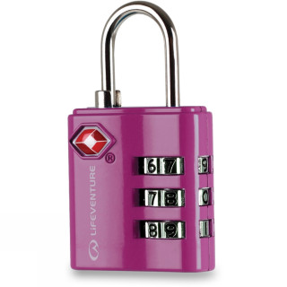 Számzáras lakat Lifeventure TSA Combi Lock rózsaszín Pink