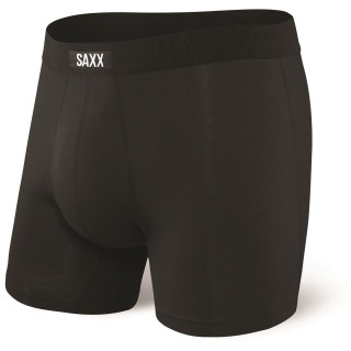 Boxer Saxx Ultra Boxer Fly Black/Black fekete