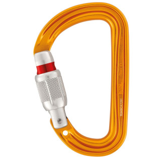 Karabiner biztosítékkal Petzl Sm´D Screw Lock narancs Orange