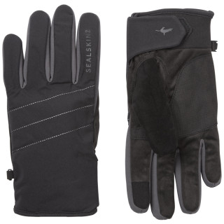 SealSkinz Lyng vízálló kesztyű fekete/szürke Black