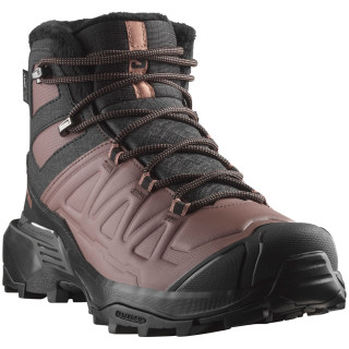 Salomon X Ultra Snowpilot Waterproof női cipő fekete/barna Black / Peppercorn / Cognac