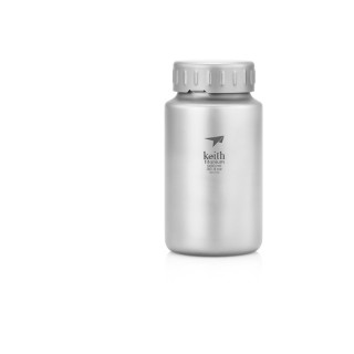 Kulacs Keith Titanium Sport Bottle 900 ml szürke