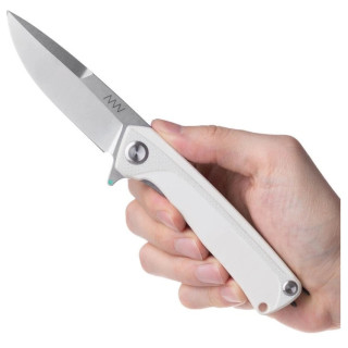 Acta non verba Z100 BB Stonewash/Plain Edge G10 zsebkés fehér white