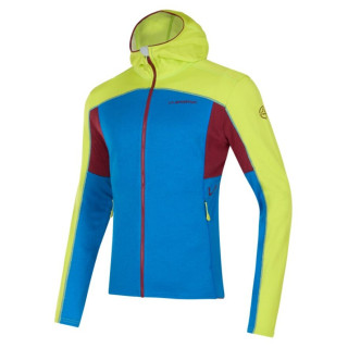 La Sportiva Cosmic Hoody M férfi pulóver világoskék Electric Blue/Lime Punch