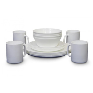 Vango Opal 16 Piece Dining Set edénykészlet fehér