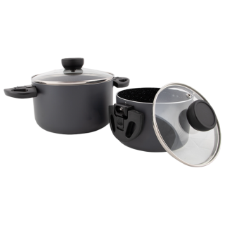 Bo-Camp Cookware set Twist 2pcs alu indu edény-készlet