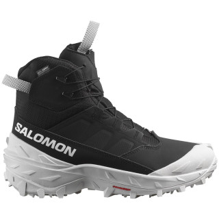 Salomon Crosstrak Powder Waterproof férfi téli cipő fekete/fehér Black / Black / White