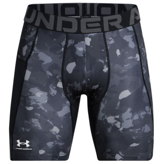 Under Armour HG Armour Prtd Comp Sts férfi rövidnadrág szürke/fekete BLK