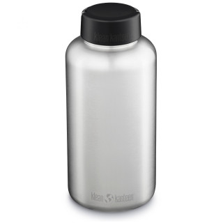 Klean Kanteen Wide w/Wide Loop Cap - brushed stainless 1900 ml rozsdamentes acél palack ezüst