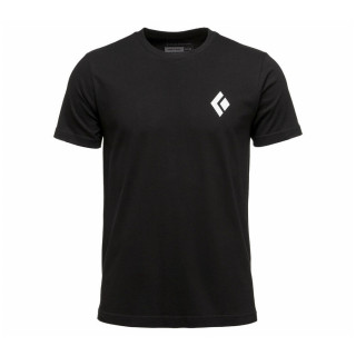 Férfi póló Black Diamond M SS EQUIPMNT FOR ALPINIST TEE fekete