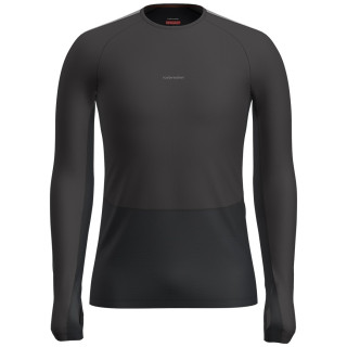 Icebreaker M ZoneKnit 260 LS Crewe férfi póló sötétszürke Jet Heather/Black/Metro H/Cb