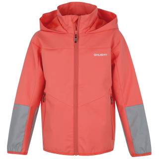 Gyerek softshell kabát Husky Sonny K rózsaszín