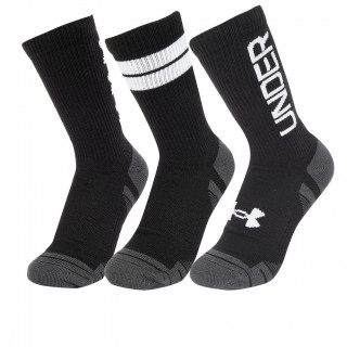 Under Armour Perf Tech Nov 3pk Crew zokni szett fekete/fehér