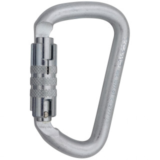 Karabiner Camp Steel D Pro 2Lock ezüst