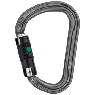 Karabiner Petzl William Ball lock szürke